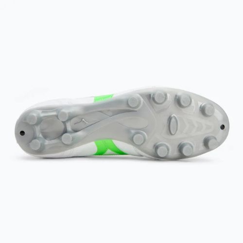 Мъжки футболни обувки Mizuno Morelia II Club Md white/neon green/galaxy silver