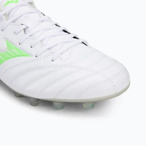 Мъжки футболни обувки Mizuno Monarcida Neo III Pro Md white/neon green