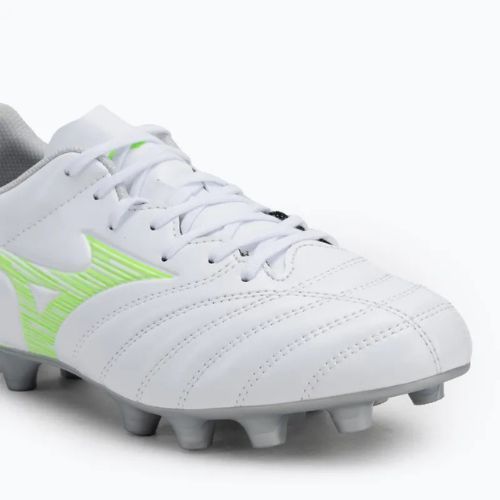 Мъжки футболни обувки Mizuno Monarcida Neo III Select Md white/neon green