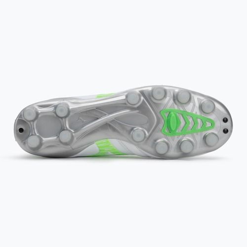 Мъжки футболни обувки Mizuno Morelia Neo IV Pro Md white/neon green/cool gray 3c