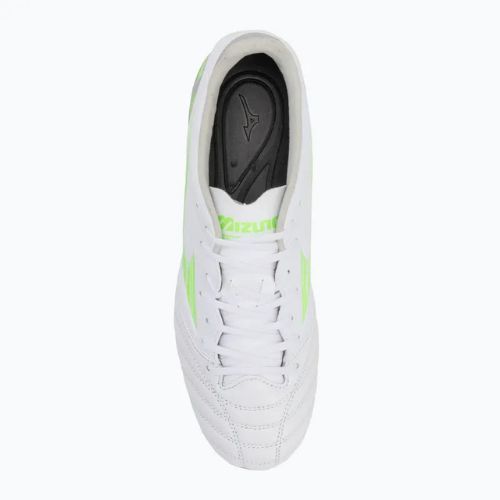 Мъжки футболни обувки Mizuno Morelia Neo IV Pro Md white/neon green/cool gray 3c