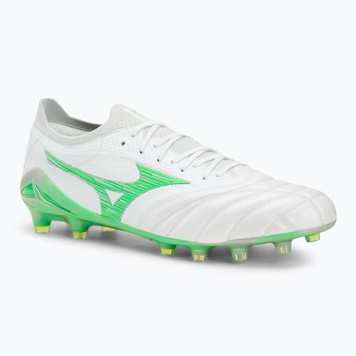Футболни обувки Mizuno Morelia Neo IV β Japan Fg white/neon green/cool gray 3c