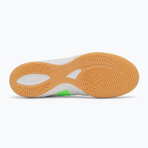 Мъжки футболни обувки Mizuno Morelia Sala Pro IN white/neon green/galaxy silver