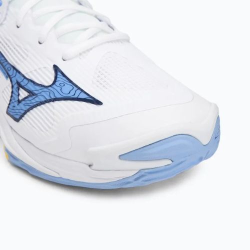 Обувки за волейбол Mizuno Wave Momentum 3 white/bellwether blue/bel air blue