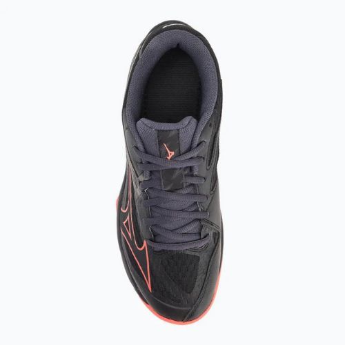 Обувки за волейбол Mizuno Thunder Blade Z black/neon flame/peacock blue