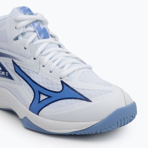 Обувки за волейбол Mizuno Thunder Blade Z Mid white/bellwether blue/bel air blue