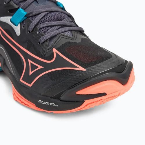 Обувки за волейбол Mizuno Wave Lightning Z8 black/neon flame/peacock blue