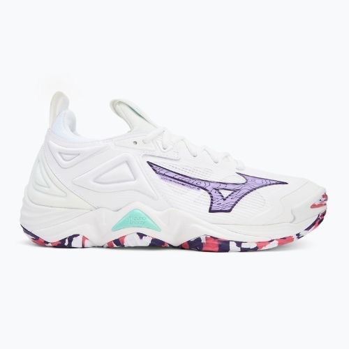 Обувки за волейбол Mizuno Wave Momentum 3 white/violet indigo/camellia rose