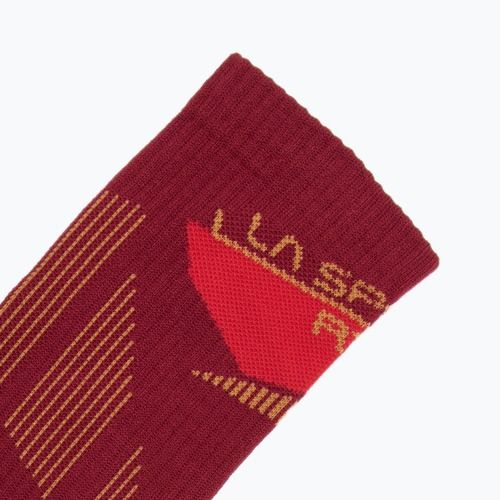 La Sportiva Outdoor Fun червено дърво/горски червени чорапи