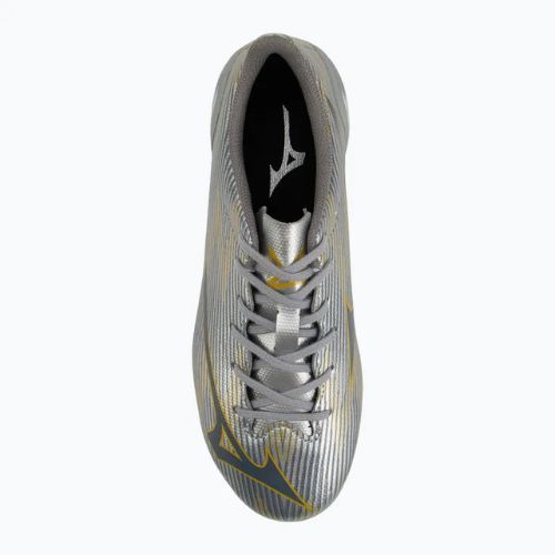 Детски футболни обувки Mizuno α II Select Jr Md galaxy silver/8605 c/gold