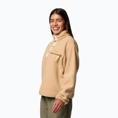 Дамски поларен суитшърт Columbia Helvetia II Cropped Half Snap Fleece canoe