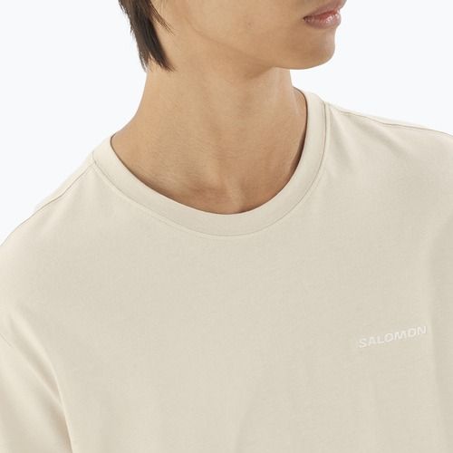 Мъжка тениска Salomon Logo Tee за дъждовен ден