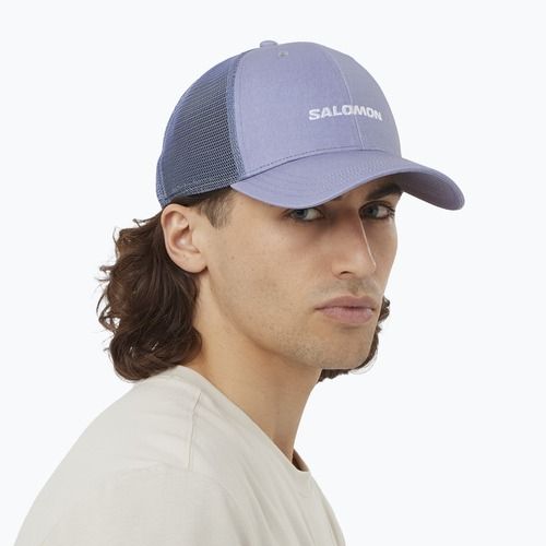 Salomon Trucker синя гранитна бейзболна шапка