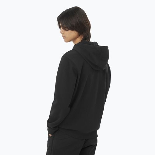 Мъжка качулка с цип Salomon Logo deep black