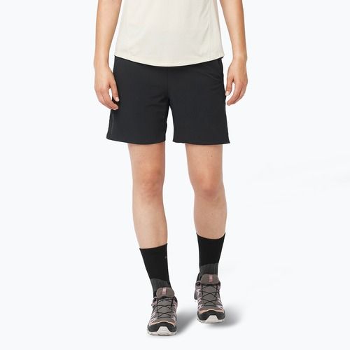 Salomon Wayfarer Ease дамски къси панталони тъмно черно