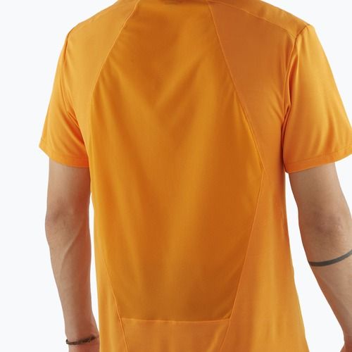 Мъжка тениска Salomon Outline Tee в цвят куркума