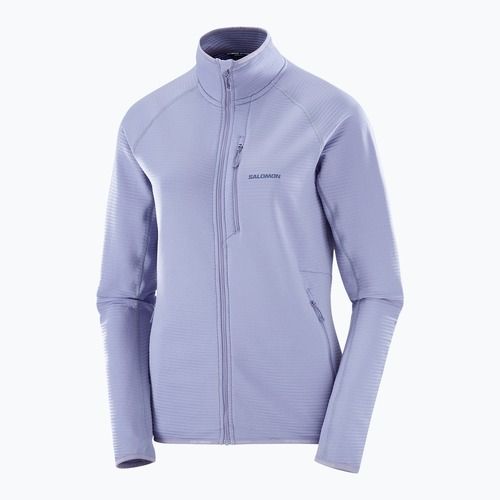 Дамско яке за трекинг Salomon Lightwarm Full Zip blue granite