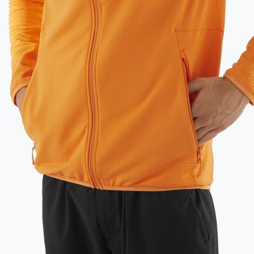 Мъжки потник Salomon Lightwarm Full Zip turmeric trekking