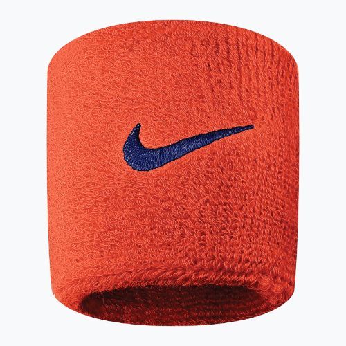 Лента за глава Nike Swoosh Wristbands team orange/college navy