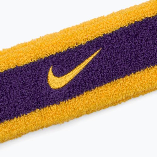 Лента за глава Nike Swoosh Headband university gold/court purple/university gold