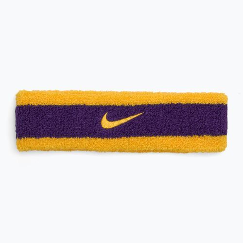 Лента за глава Nike Swoosh Headband university gold/court purple/university gold