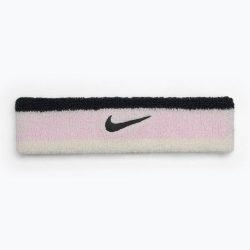 Лента за глава Nike Swoosh Headband pink foam/coconut milk/black