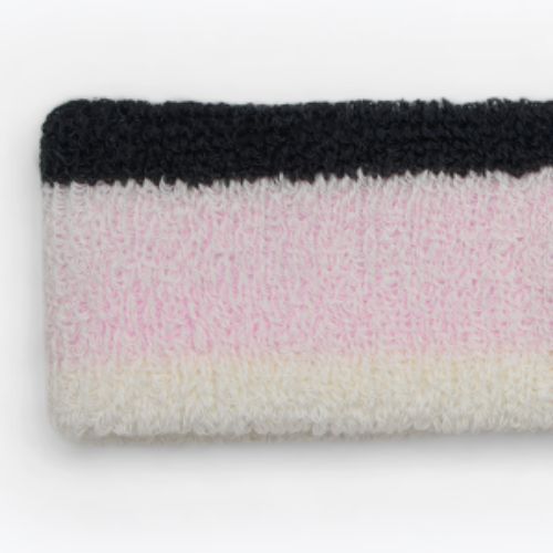 Лента за глава Nike Swoosh Headband pink foam/coconut milk/black