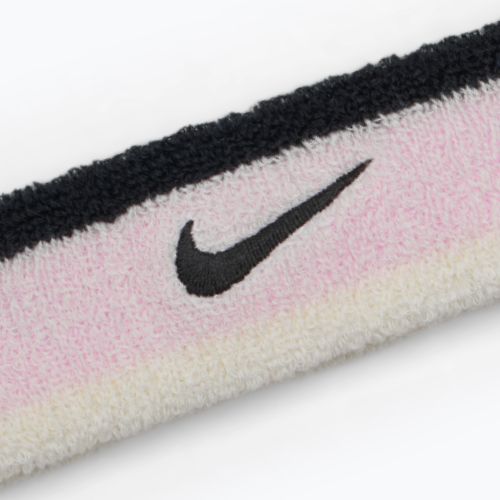 Лента за глава Nike Swoosh Headband pink foam/coconut milk/black