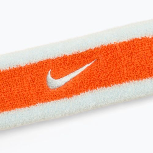 Лента за глава Nike Swoosh Headband glacier blue/safety orange/glacier blue