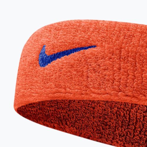Лента за глава Nike Swoosh Headband team orange/college navy