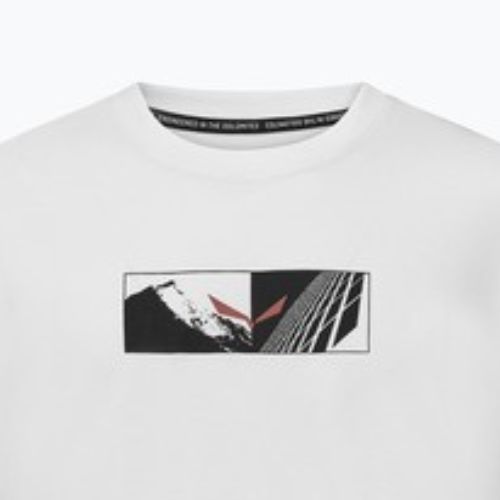 Мъжка тениска Salewa Eagle Hybrid Loose optical white