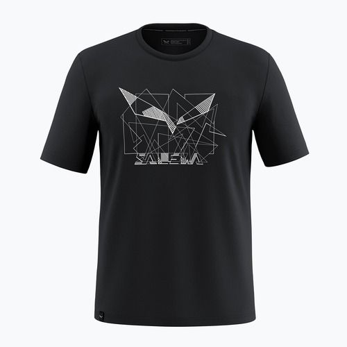 Мъжка тениска Salewa Eagle Geometric black out