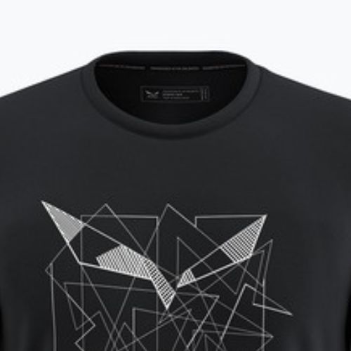 Мъжка тениска Salewa Eagle Geometric black out