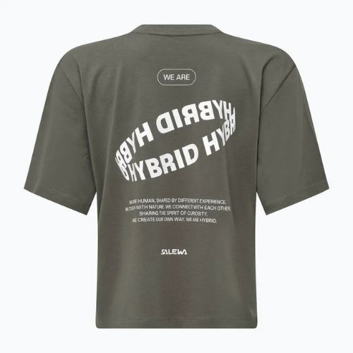 Дамска тениска Salewa Eagle Hybrid Loose faded green