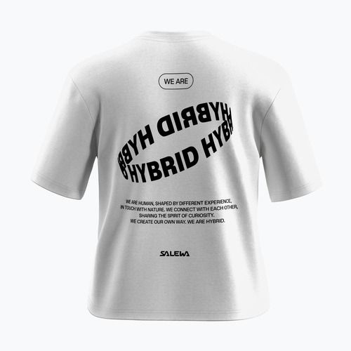 Salewa дамска тениска Eagle Hybrid Loose optical white