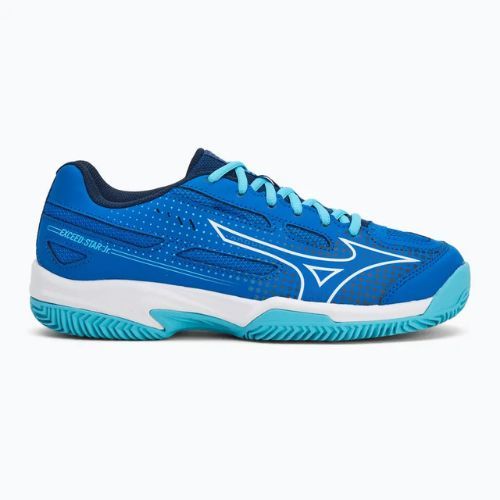 Mizuno Exceed Star CC детски обувки за тенис mugen blue/ white/ river blue