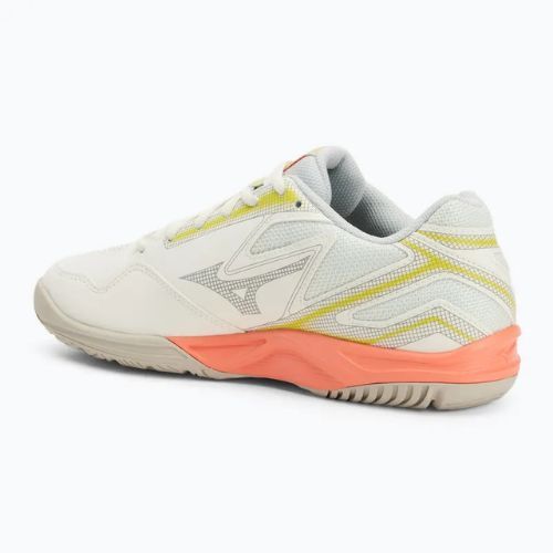 Дамски обувки за тенис Mizuno Break Shot 4 AC snow white/ neon flame/ ghost gray