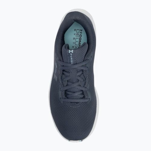 Under Armour Charged Pursuit 4 дамски обувки за бягане downpour gray/downpour gray/metallic gravel