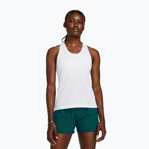 Under Armour Launch Singlet бял/отразителен дамски потник за бягане