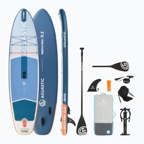 SUP дъска AQUASTIC Perth Pro 11'2" allround white