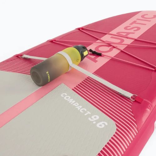 Комплект надуваема дъска SUP AQUASTIC Compact 9'6" pink