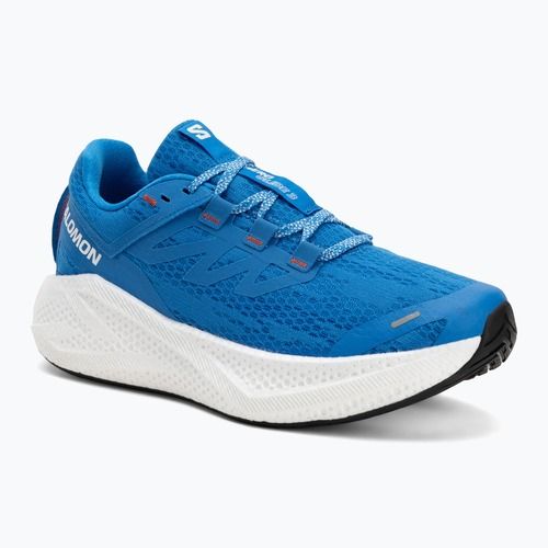 Мъжки обувки за бягане Salomon Aero Glide 3 френско синьо/бяло/черешово домат