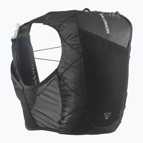 Salomon Active Skin 12 Set жилетка за бягане черна/метална