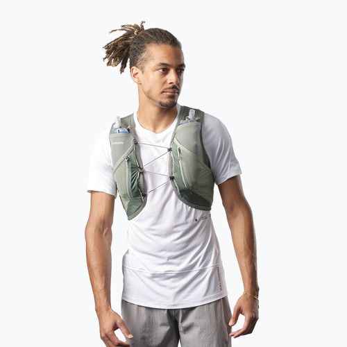 Salomon Active Skin 12 Комплект жилетка за бягане лавров венец/подложка за лилии/измиване на алое