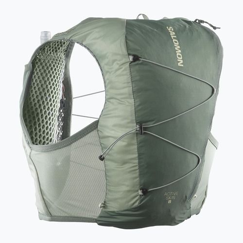 Salomon Active Skin 8 Комплект жилетка за бягане лавров венец/подложка за лилии/измиване на алое