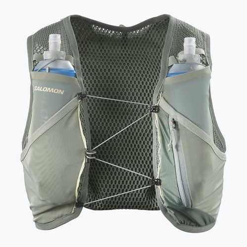 Salomon Active Skin 4 Set жилетка за бягане лавров венец/лилиева подложка/алое пране