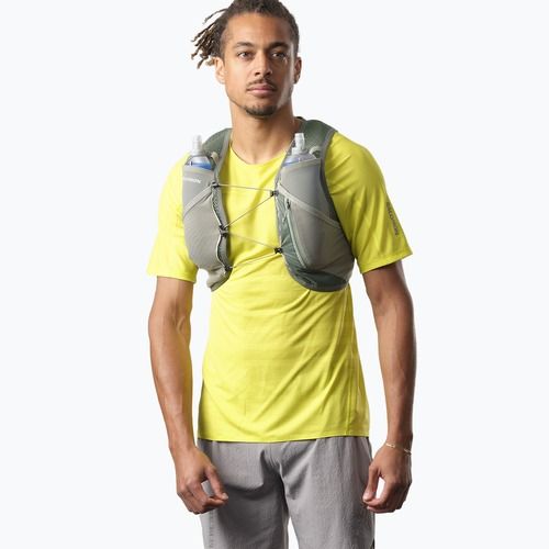 Salomon Active Skin 4 Set жилетка за бягане лавров венец/лилиева подложка/алое пране