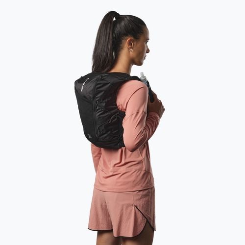 Дамска жилетка за бягане Salomon Active Skin 12 Set black/metal