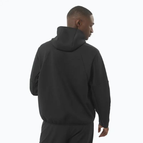 Мъжки потник Salomon SHAKEout Half Zip с качулка deep black