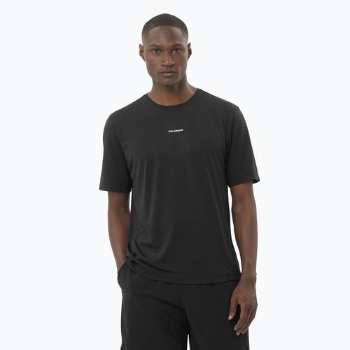 Мъжка тениска за бягане Salomon SHAKEout Core deep black